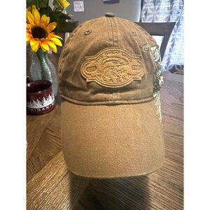 Alaska Cap By Arctic Circle Enterprises LLC - Embroidered Brown Hat With Fish De